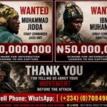 Nigerian Army Declares ISWAP Leaders Wanted, Places Bounties on Senior Commanders